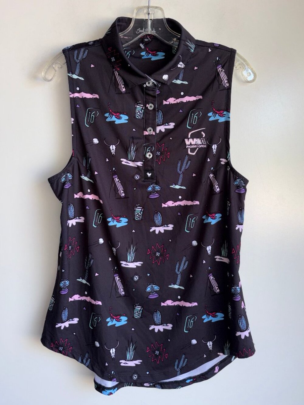 Bad Birdie Golf Polo Women's Large Desert